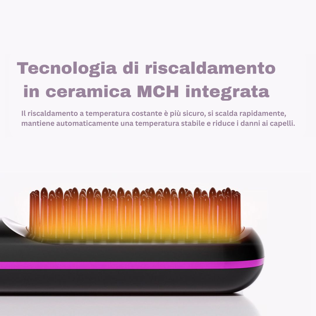 La PRIMA spazzola styling intelligente per capelli corti