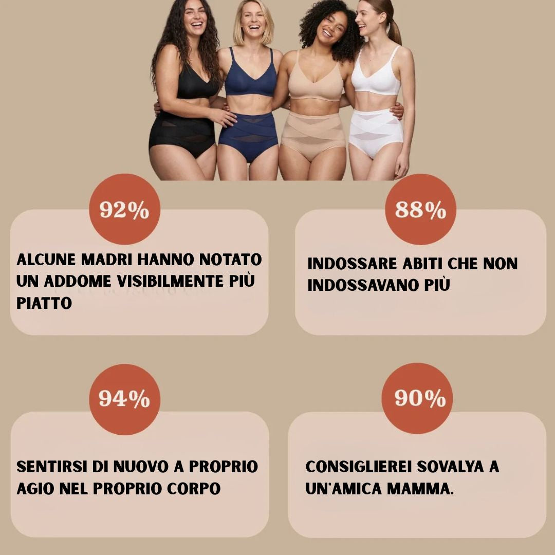 Slip modellanti a vita alta specifici per il periodo post-parto