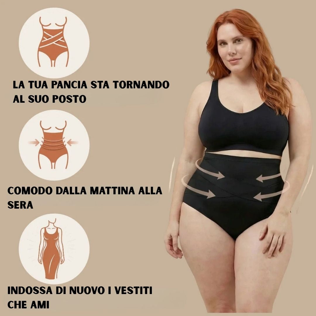Slip modellanti a vita alta specifici per il periodo post-parto