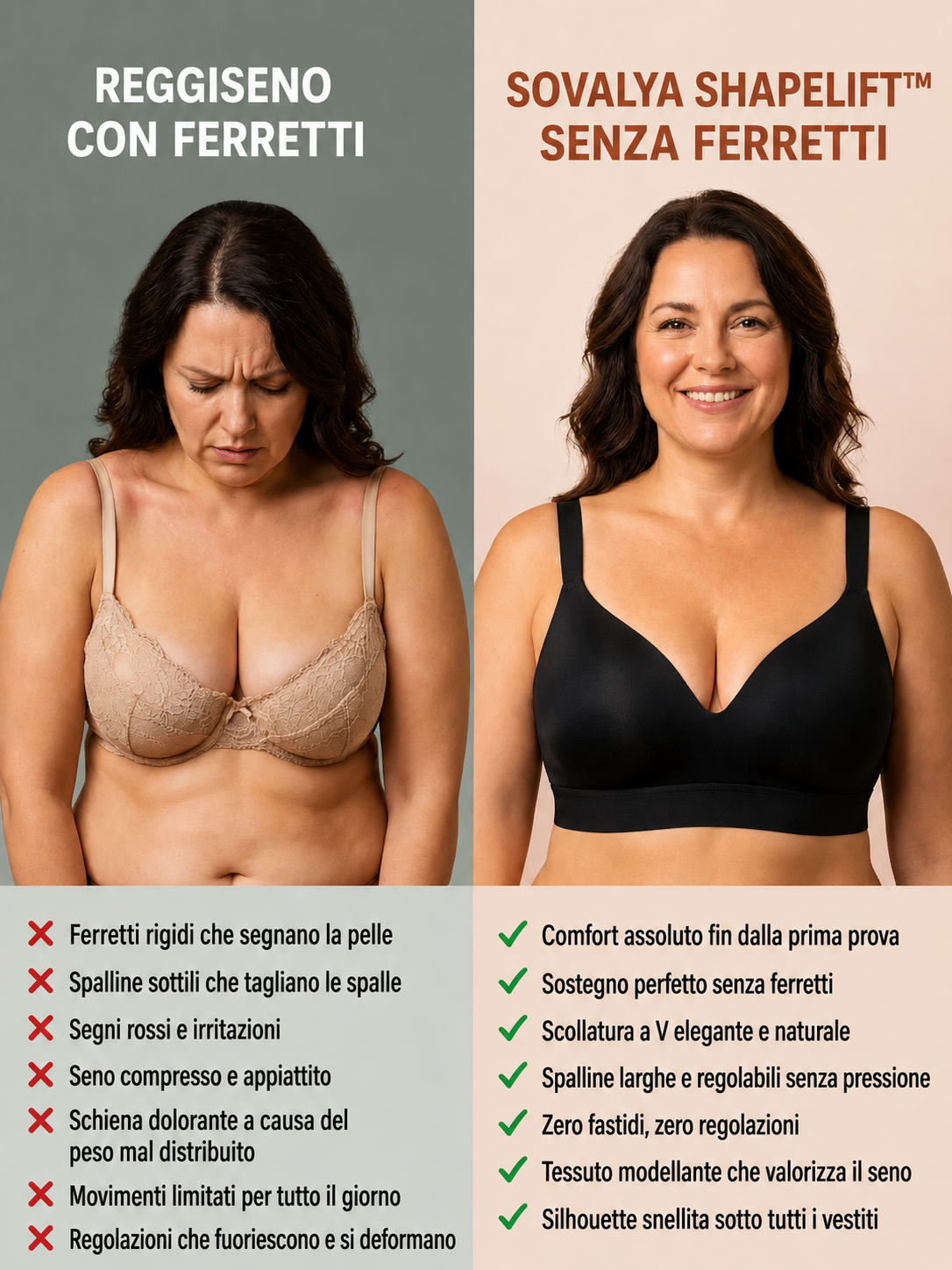Reggiseno ShapeLift | Comfort assoluto, sostegno perfetto, zero fastidio