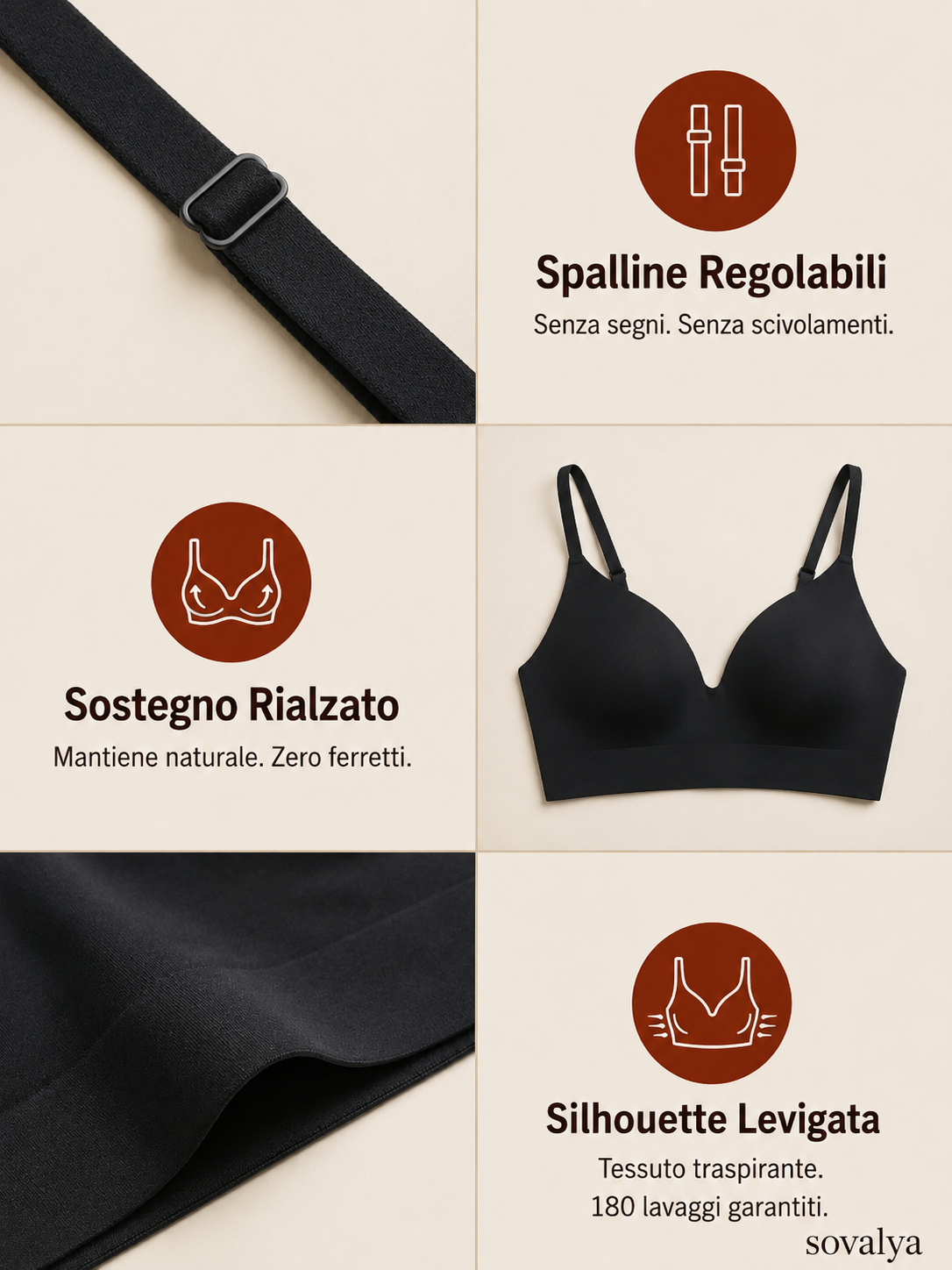 Reggiseno ShapeLift | Comfort assoluto, sostegno perfetto, zero fastidio