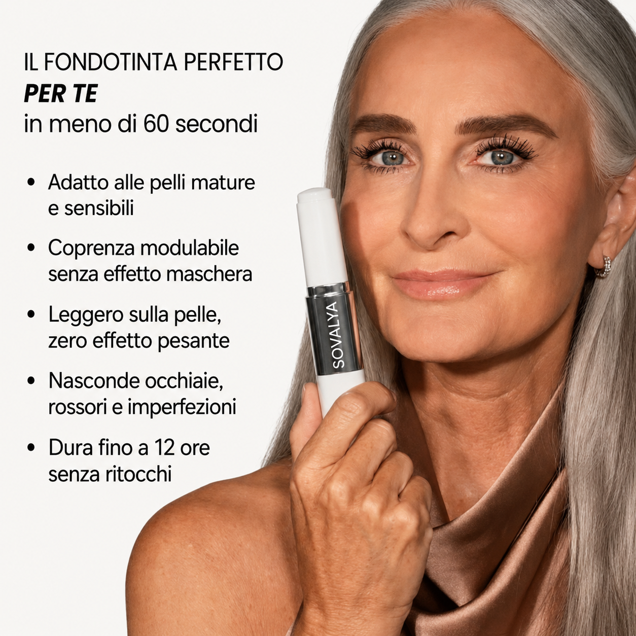 Fondotinta intelligente con pennello incorporato