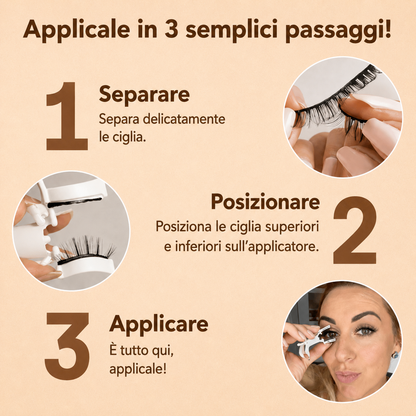 Ciglia finte magnetiche senza colla Cosyrae