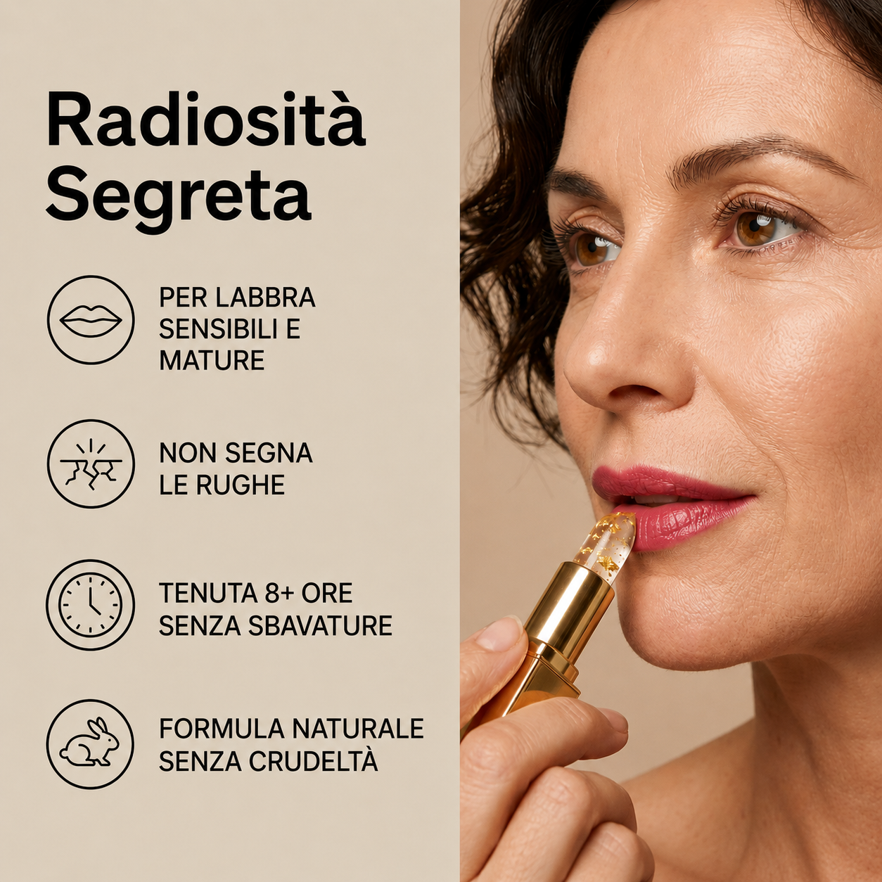 Radiosità Segreta – Rossetto con pH adattivo