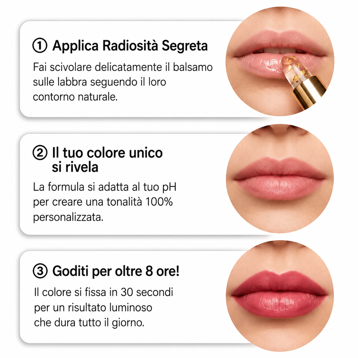 Radiosità Segreta – Rossetto con pH adattivo