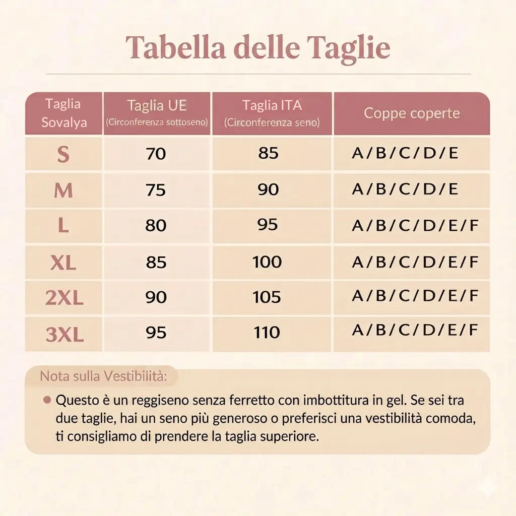 Reggiseno Seconda Pelle